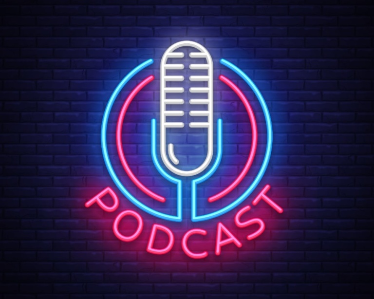 Podcast Law etc X Adionics 15 neon podcast logo 1